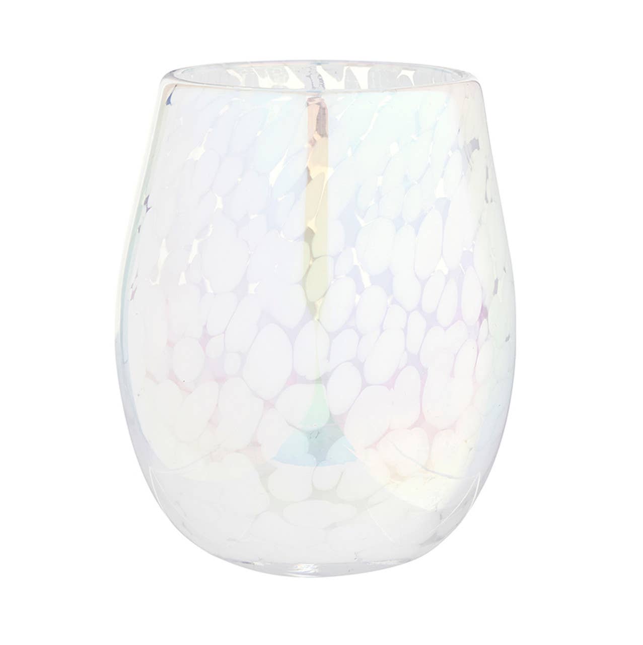 Iridescent Stemless Wine Glass (set of 2)