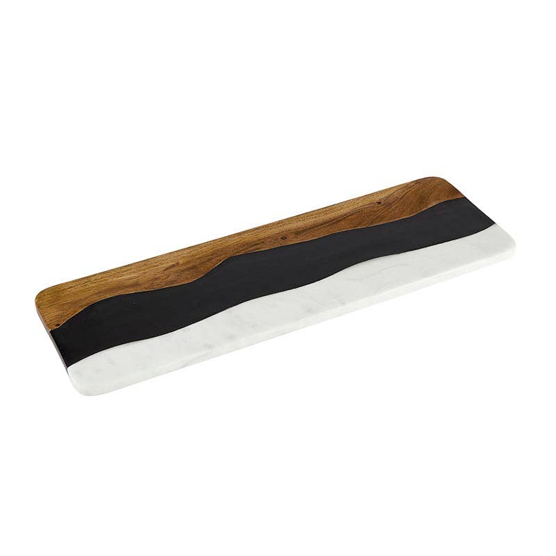 Marble & Wood Serving Board