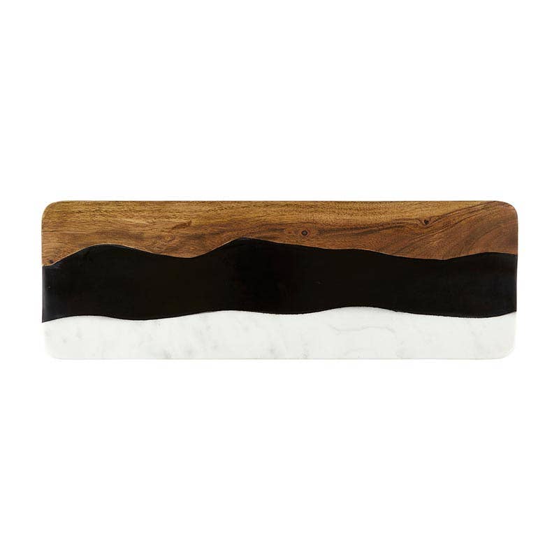 Marble & Wood Serving Board