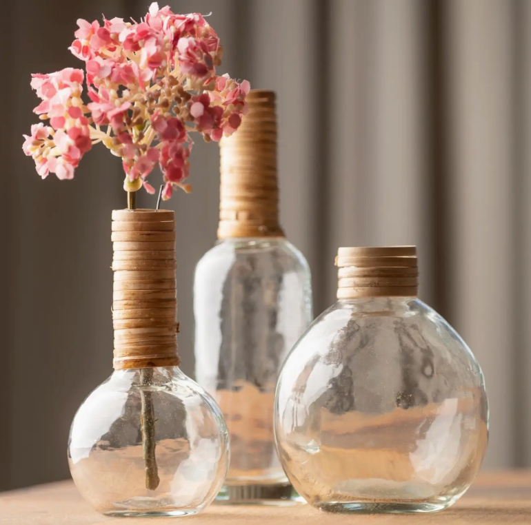 Rattan Vase-Short