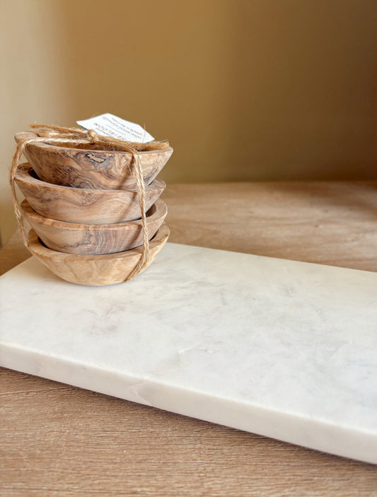 Sleek Alabaster Marble Tray