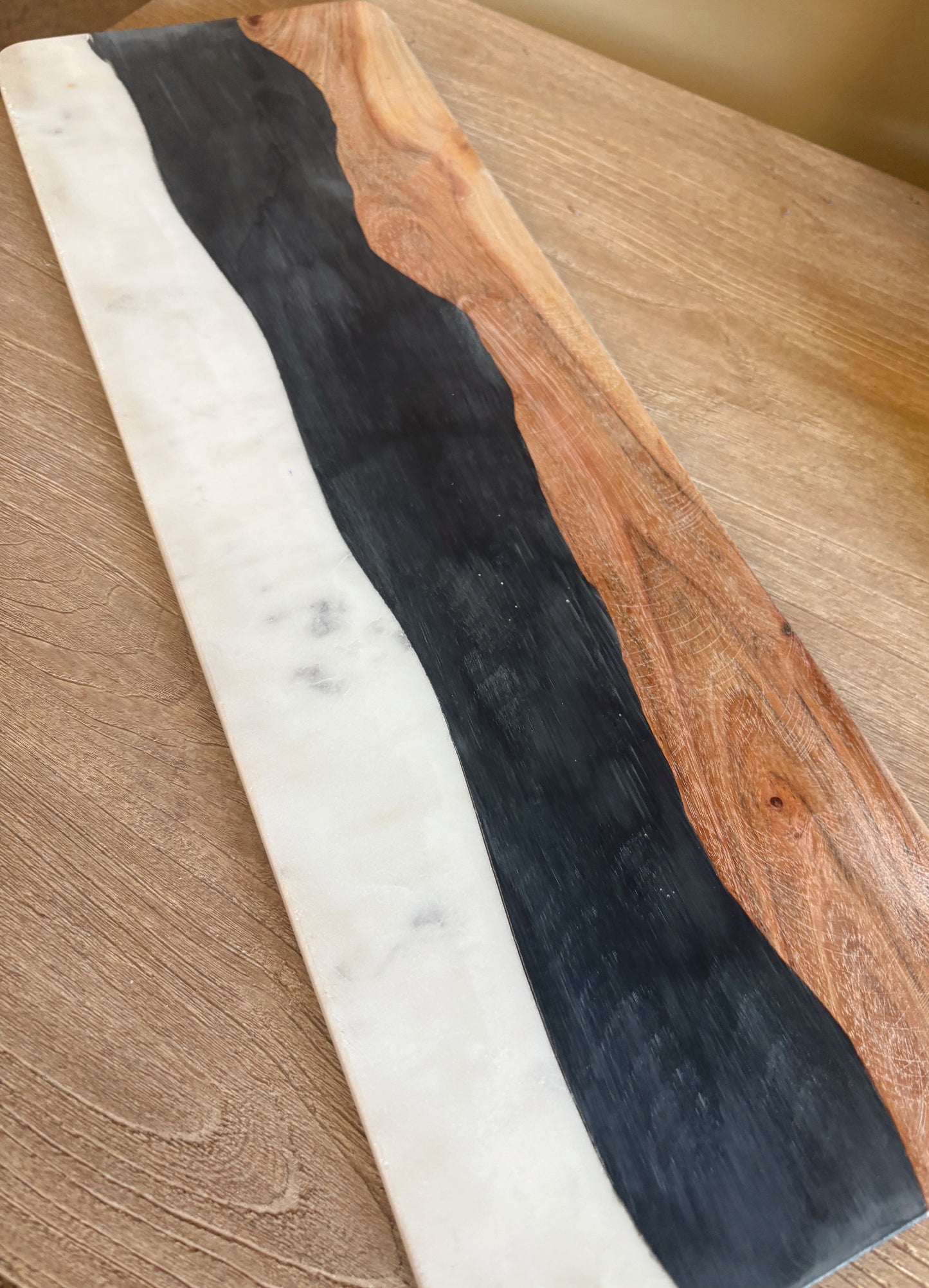 Marble & Wood Serving Board