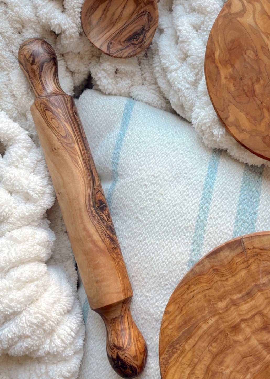 Mini Olive Wood Rolling Pin