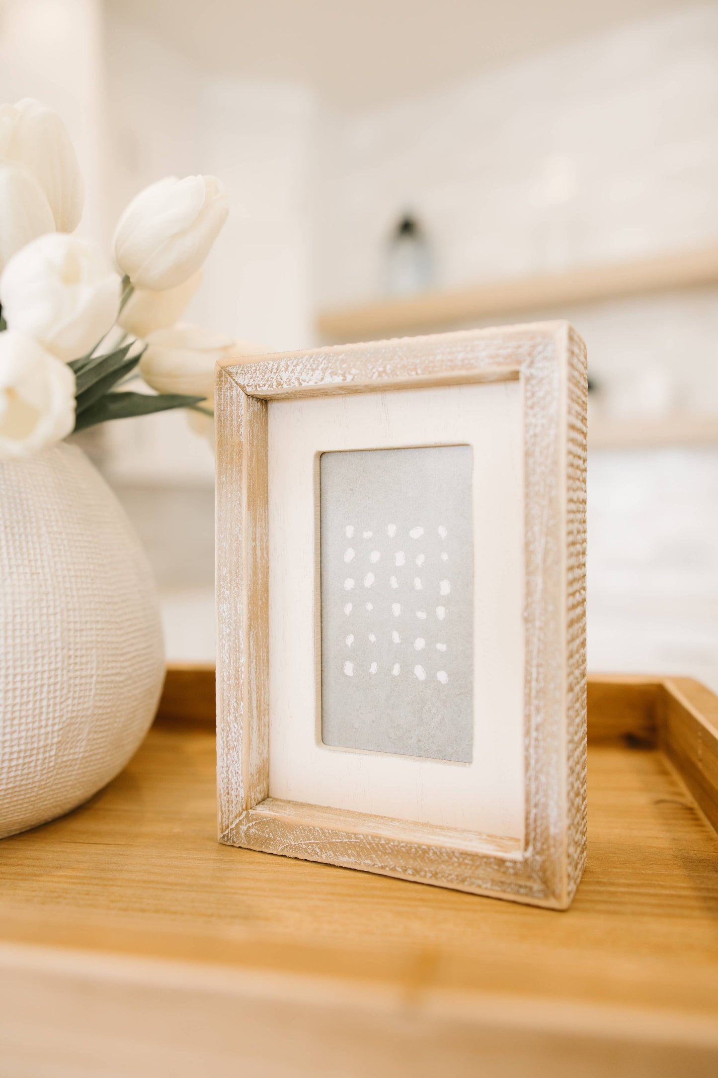 Wooden Hearth Framed art