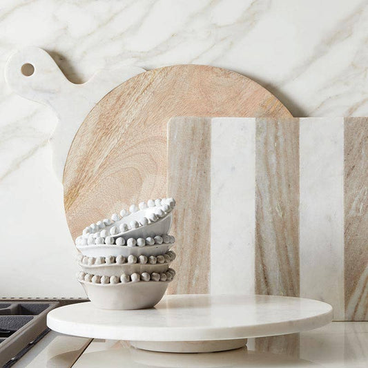 Elegant Marble Lazy Susan – Rotating Serving Tray for Effortless Entertaining