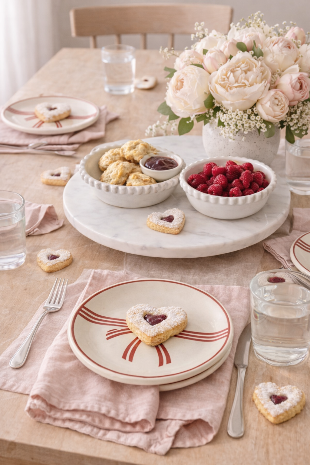 Set of Bow Appetizer Plates (4)
