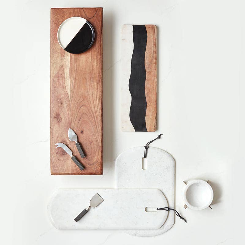 Marble & Wood Serving Board